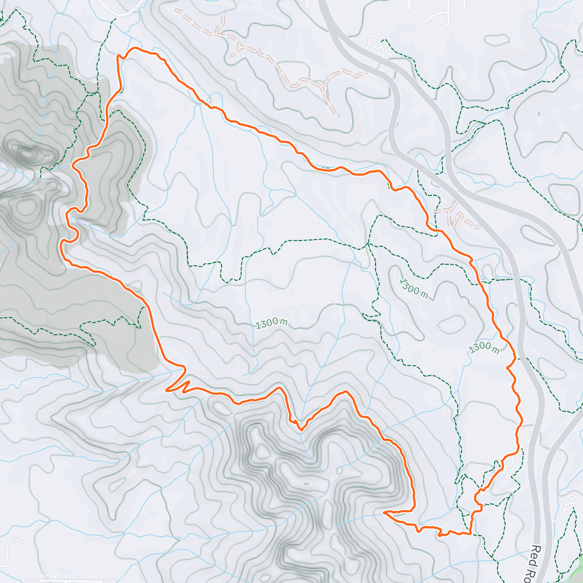 Map of the activity, Lunch Ride