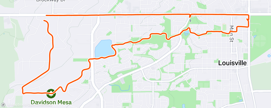 Map of the activity, Morning Ride