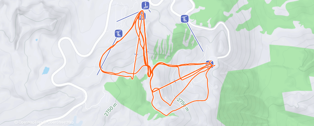 Map of the activity, B4 the crowd hit