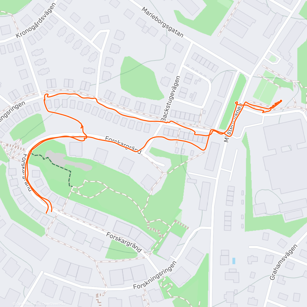 Map of the activity, Snjór, snjór og meiri snjór