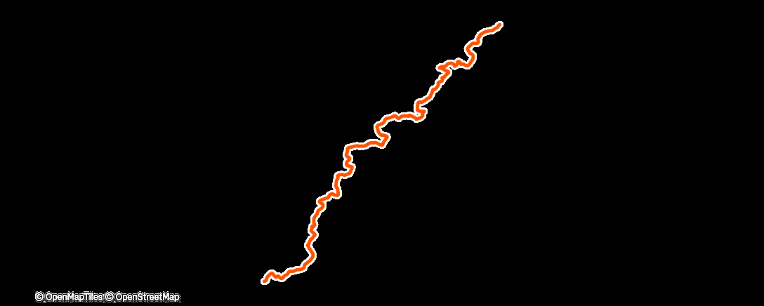 Map of the activity, Traillauf zur Mittagszeit
