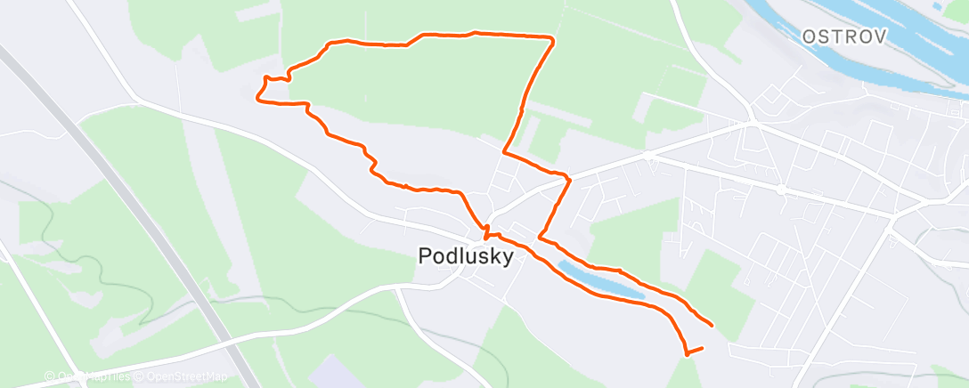 Map of the activity, Špacír 🥶