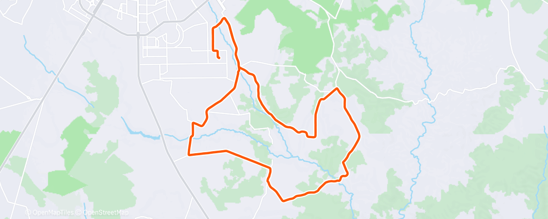 Map of the activity, Pedalada em mountain bike elétrica matinal