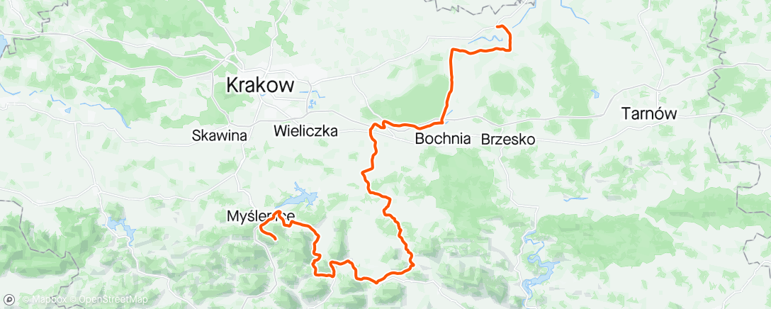Map of the activity, malopolsko