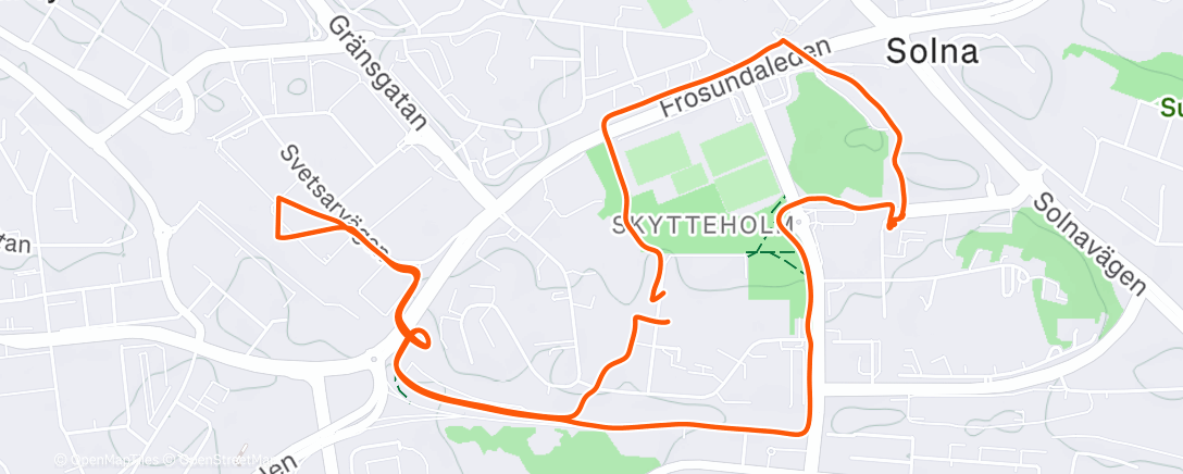 Карта физической активности (Recovery walk)