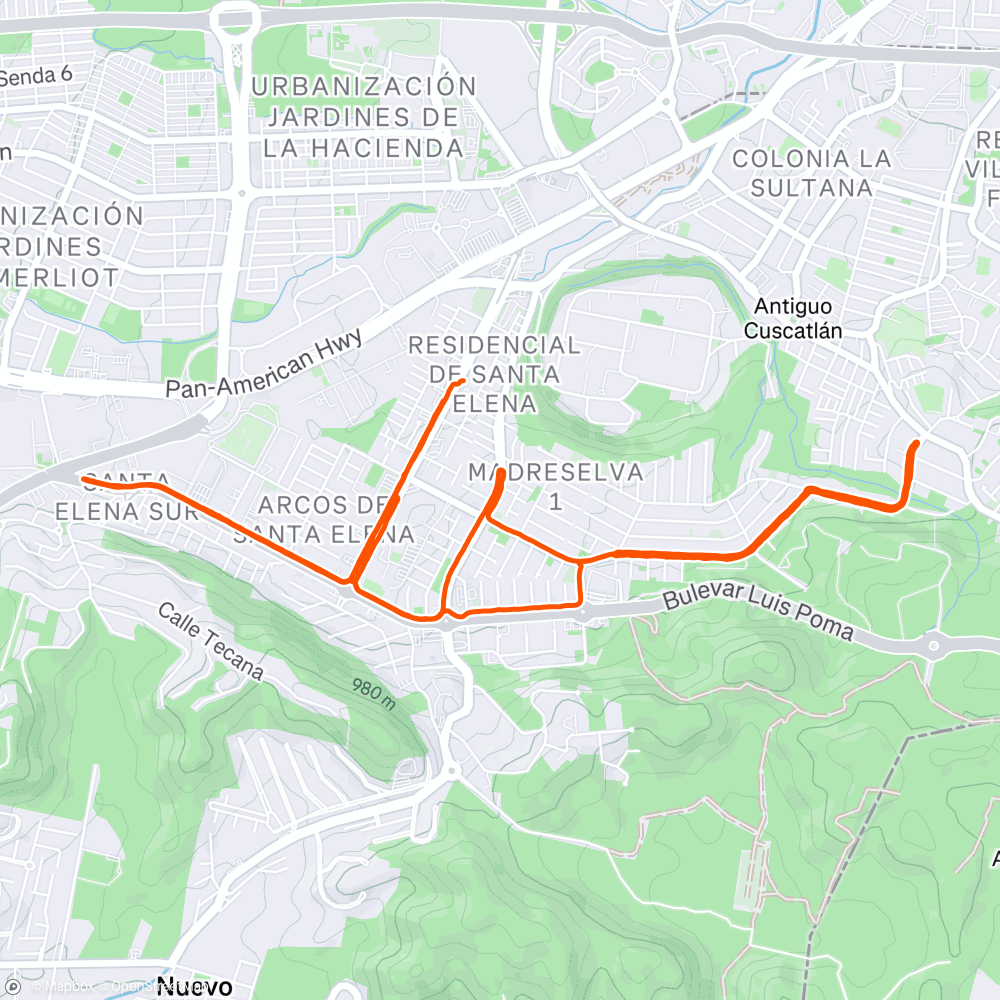 Map of the activity