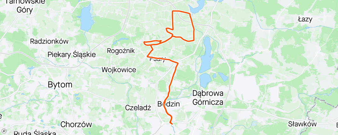 Map of the activity, DK wtorkowe