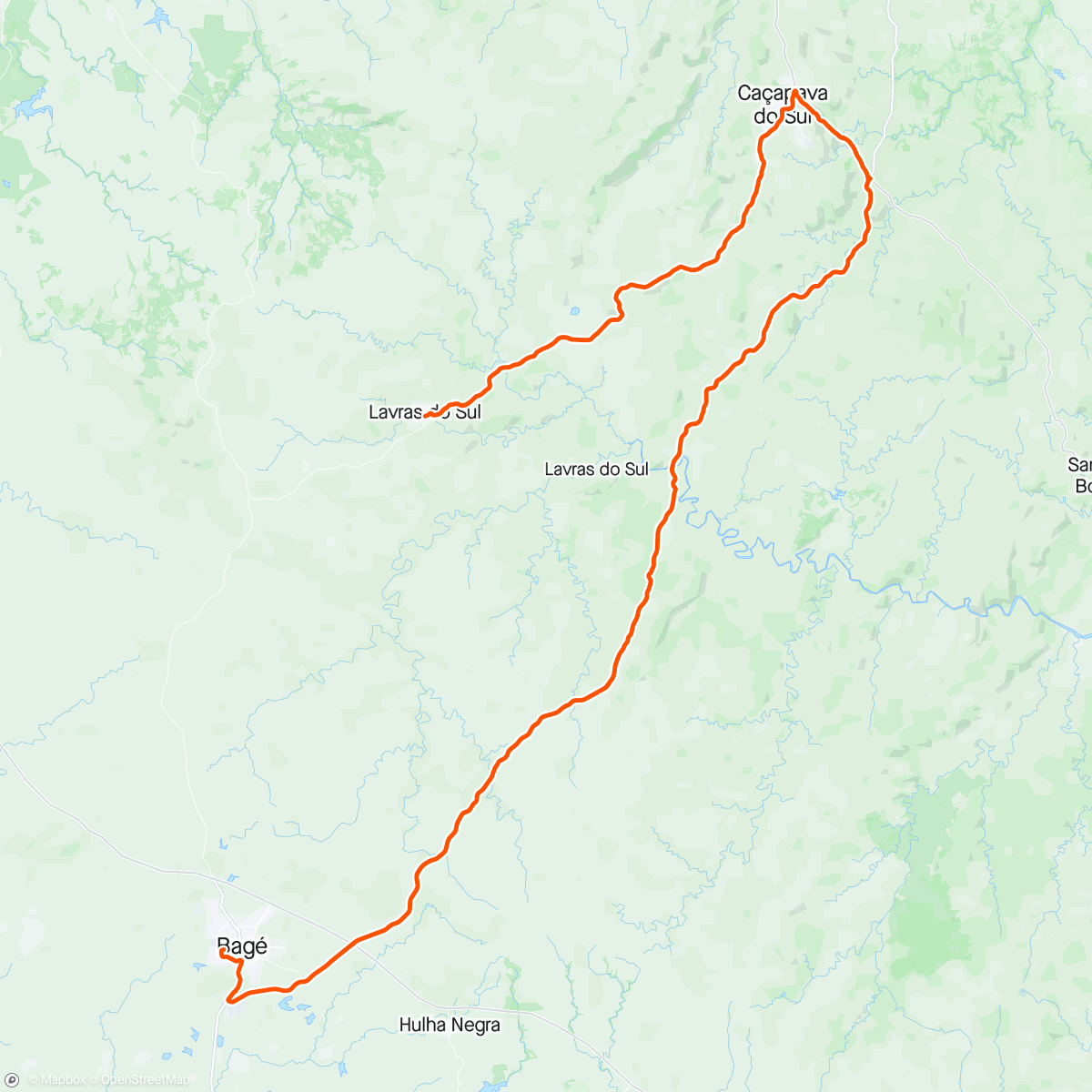 Map of the activity, BRM 400km- série 2024