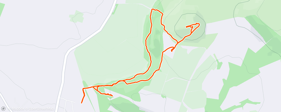 Map of the activity, Roseberry Topping