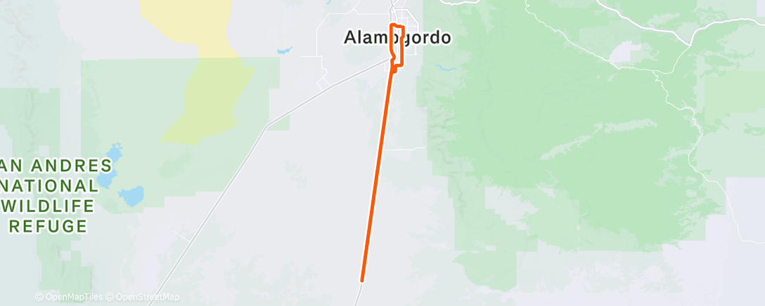 Map of the activity, Afternoon Ride