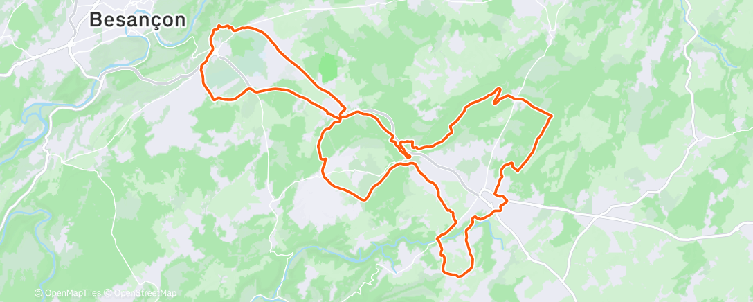 Map of the activity, Gravel