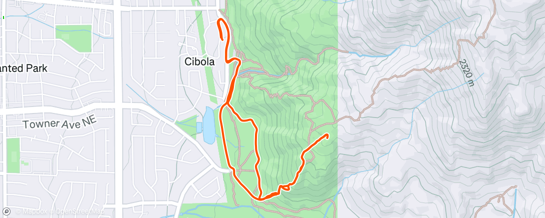 Map of the activity, Sunrise Hike w/ Sarai 🌄