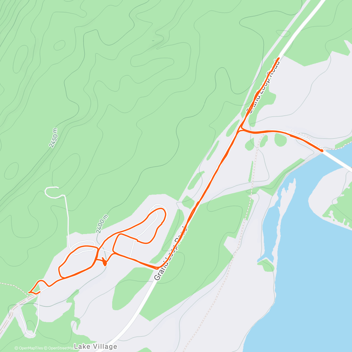 Map of the activity, Ice Skating