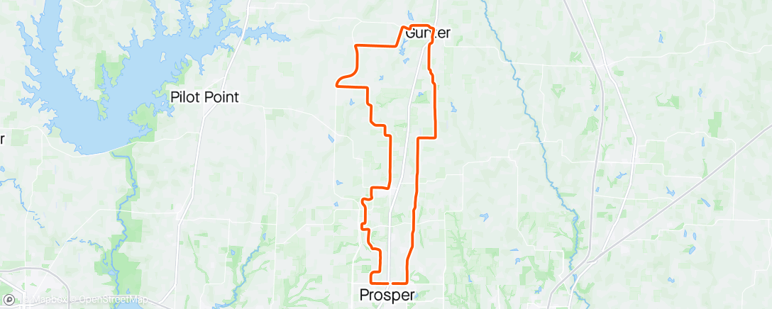 Map of the activity, Ride with a crack