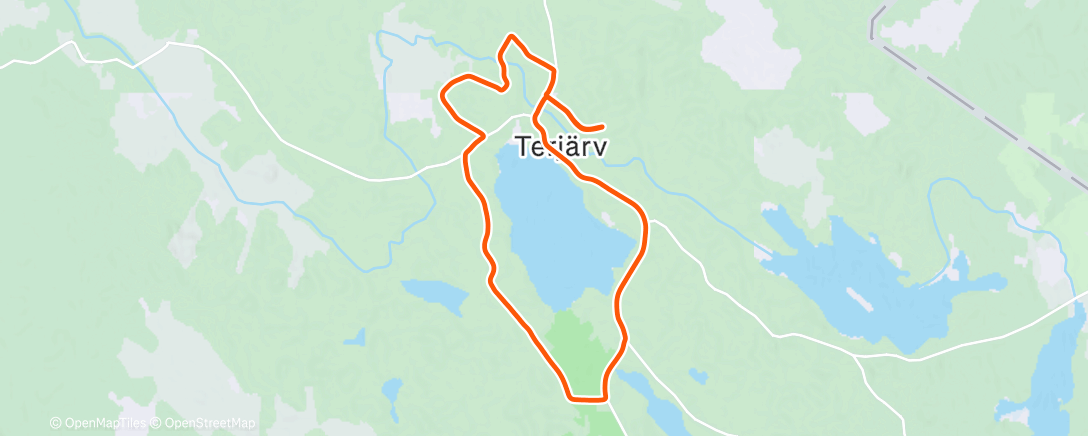 Карта физической активности (Lunch Run)