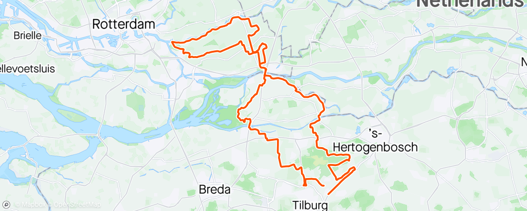 Map of the activity, Kinderdijk