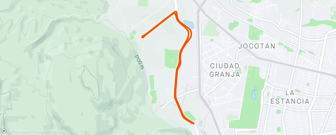 Karte der Aktivität „Vuelta ciclista por la tarde”