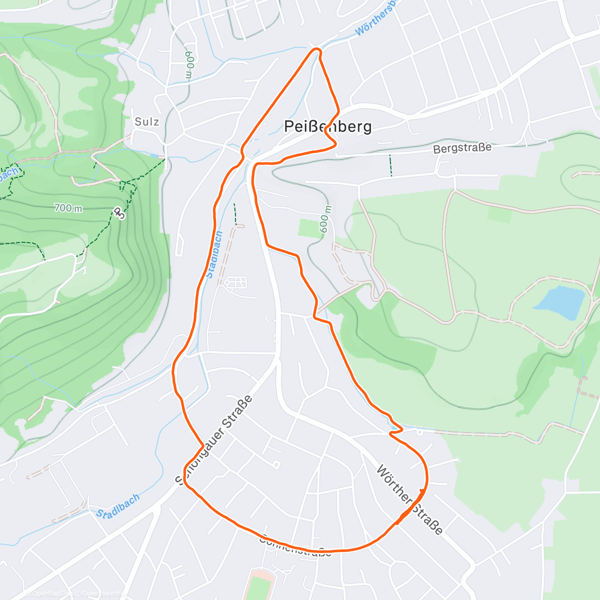 Map of the activity, Aktive Regeneration