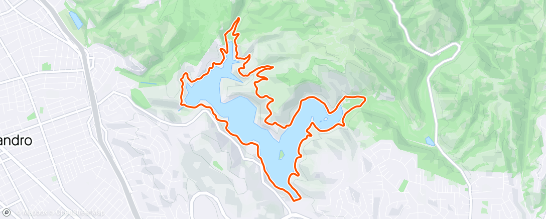 Map of the activity, WSTR 123 Run all the hills