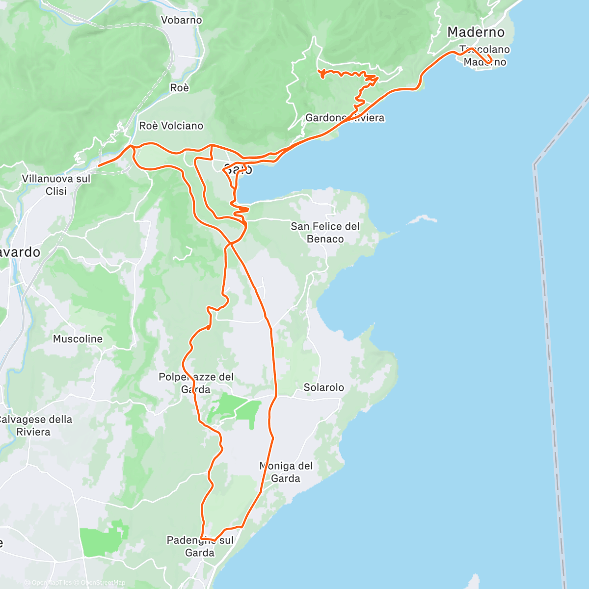 Map of the activity, Pedalata in compagnia 🎅🏻😮‍💨