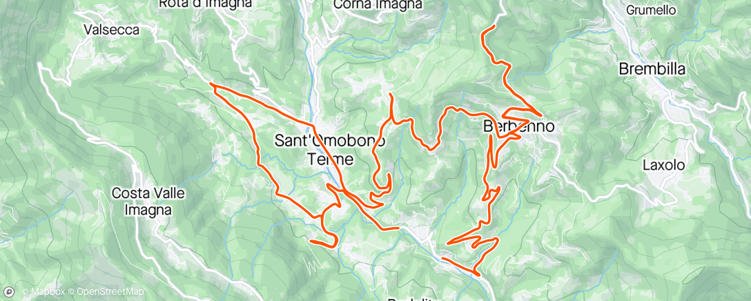 Karte der Aktivität „Giro bagnato 🌧️”