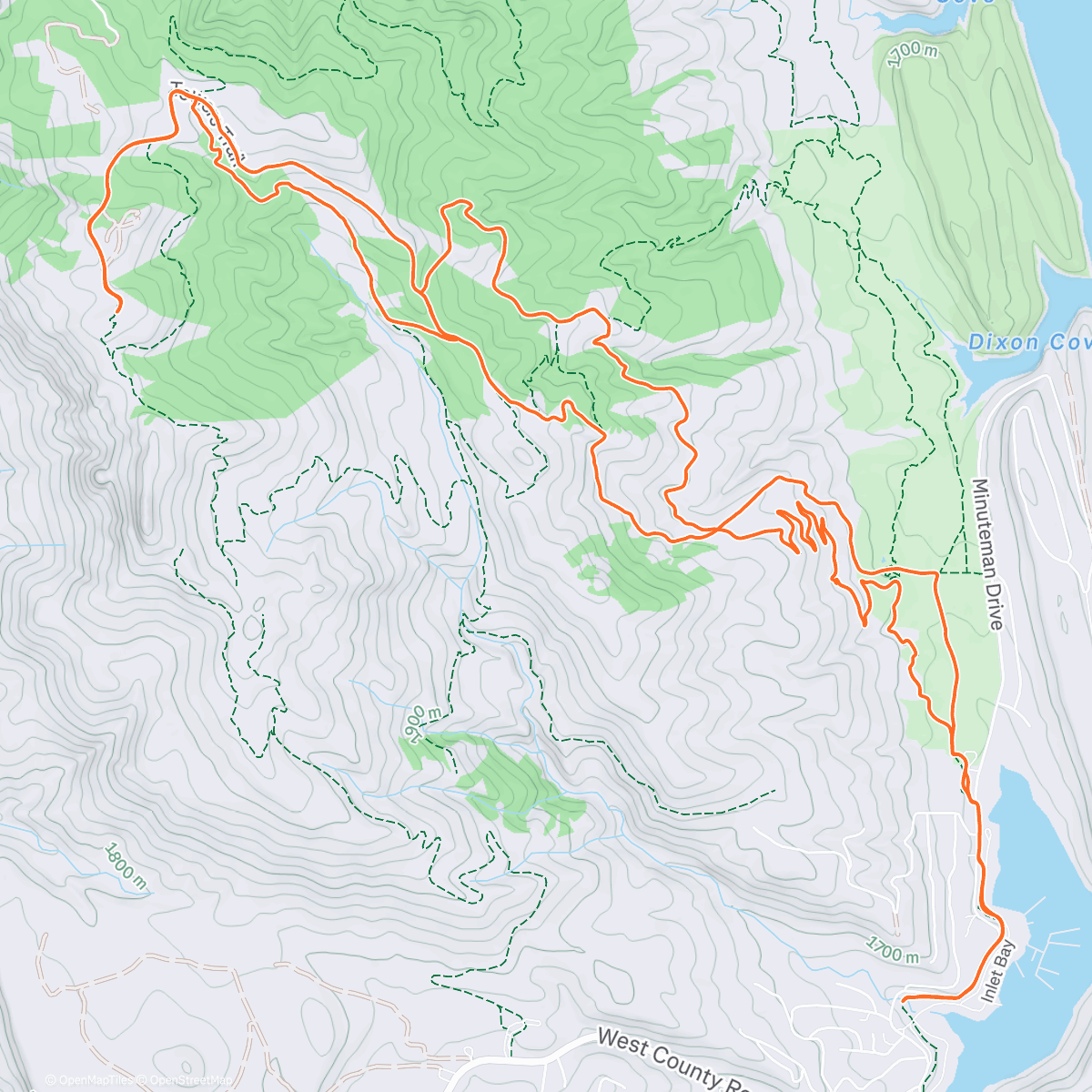 Map of the activity, Also good for track stand practice