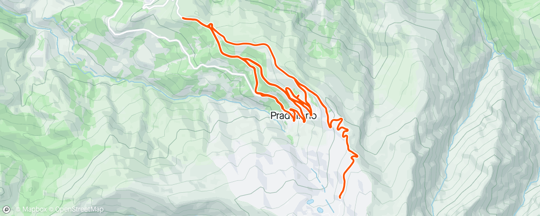 Map of the activity, Sierra Nevada #1