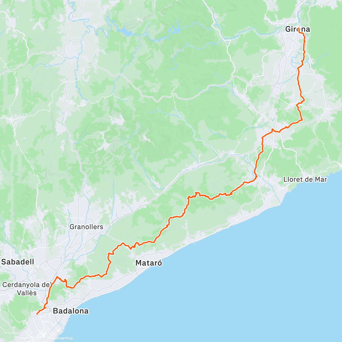 Map of the activity, 🇪🇸 Velodrom to Hors Catégorie!