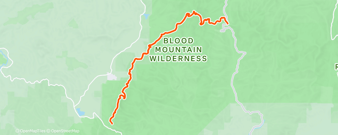 Map of the activity, Woody > Neels > Woody