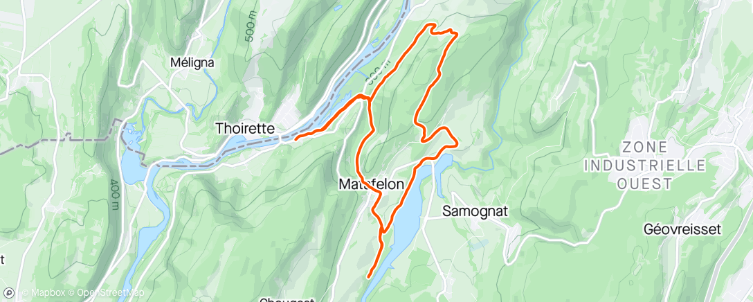Map of the activity, Trail fartlek 🥵🥵 avec mon homme