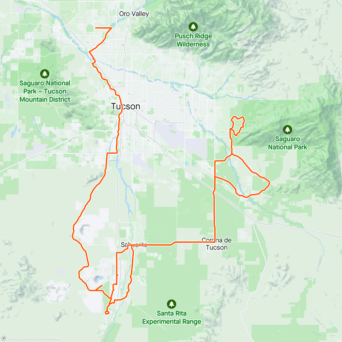 Map of the activity, Penticton Group ride from Green Valley… then burgers and beers 🍻
