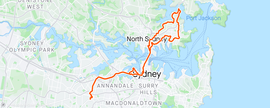 Map of the activity, Afternoon Ride - Cadence