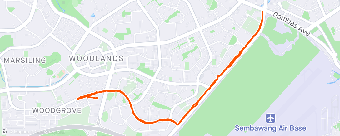 Map of the activity, 10 min @ 4:23, 2 min rest; 8 @ 4:21, 2 rest; 6 @ 4:06