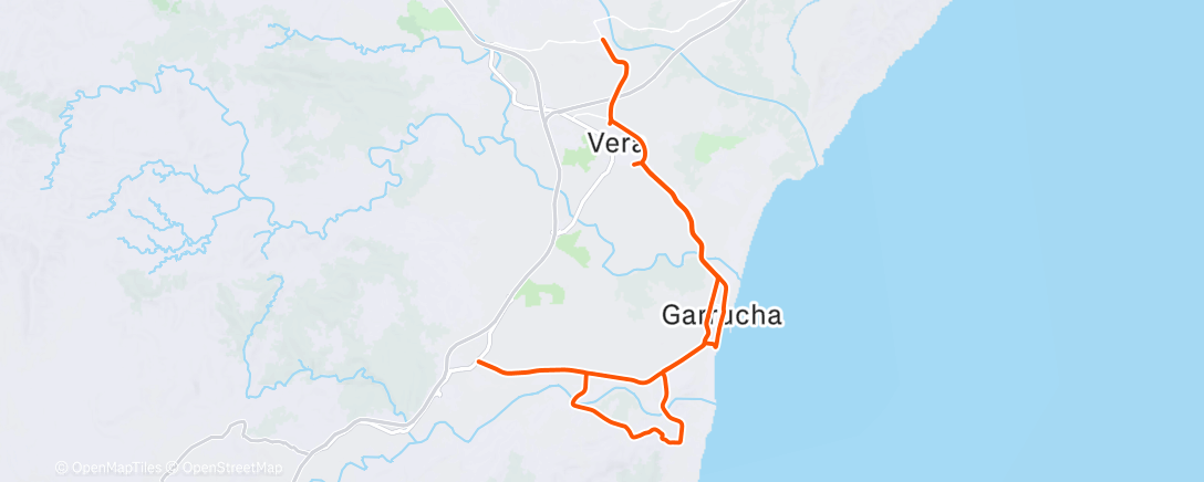 Карта физической активности (Bicicleta por la mañana)