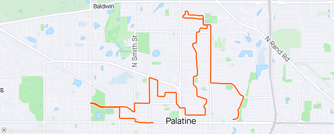Map of the activity, Wk 11: Long Run - 12 Miles