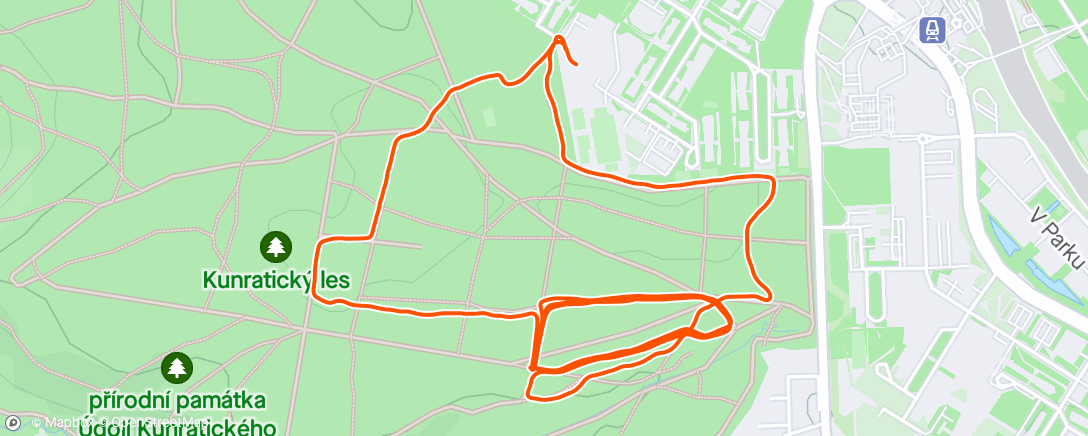 Map of the activity, PGP tréning