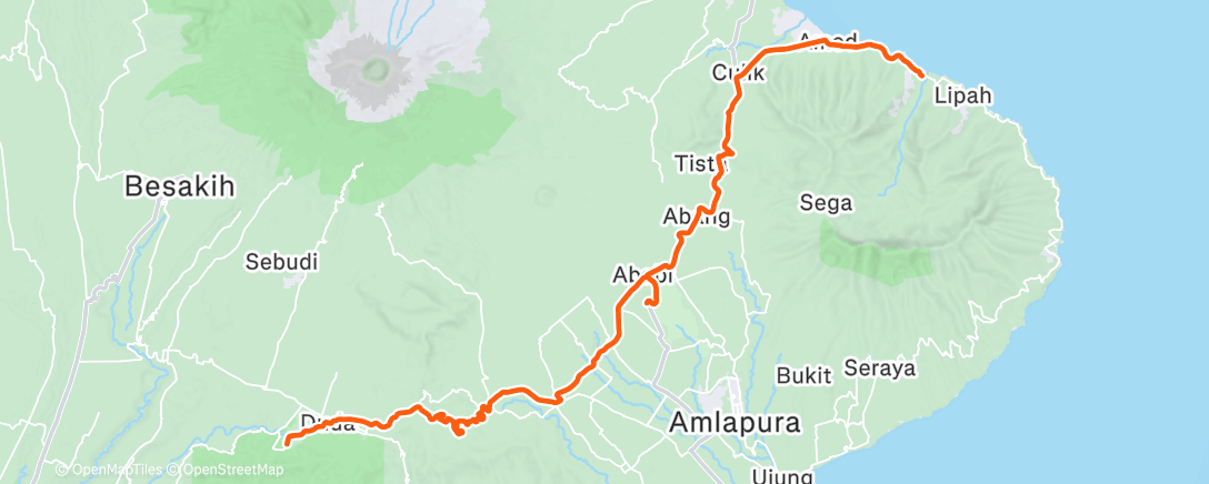 Карта физической активности (Bali #7)