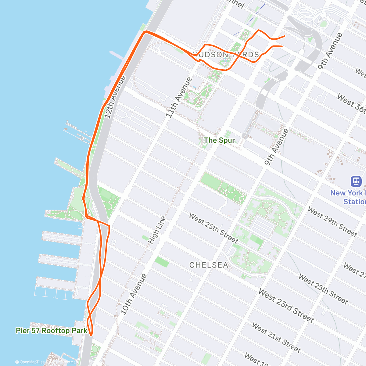 Map of the activity, Groundhog Day