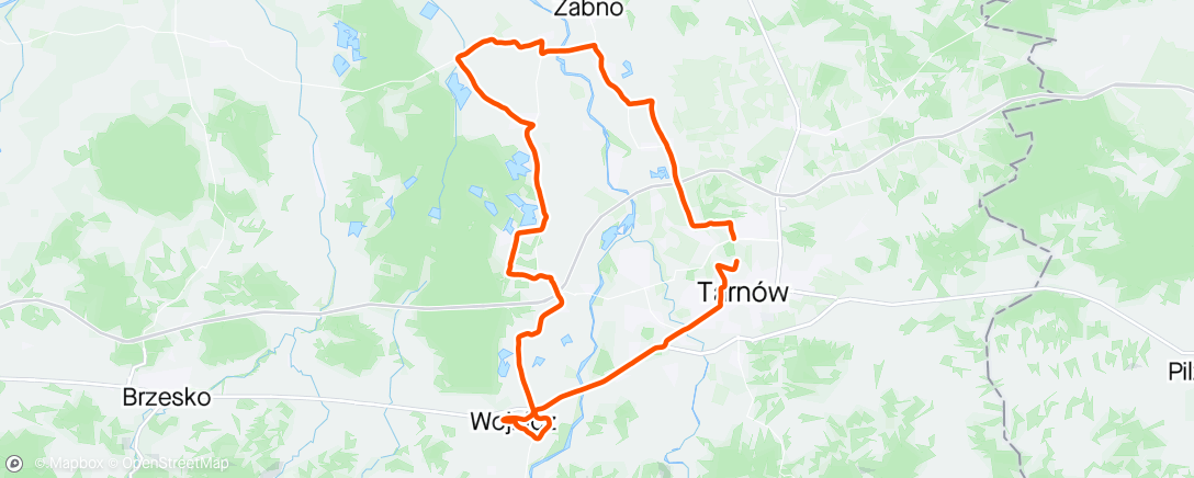 Map of the activity, Sobie jeżdżę