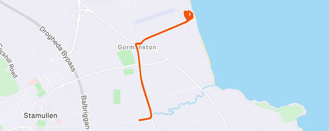 Map of the activity, Cxmas Eve Spin