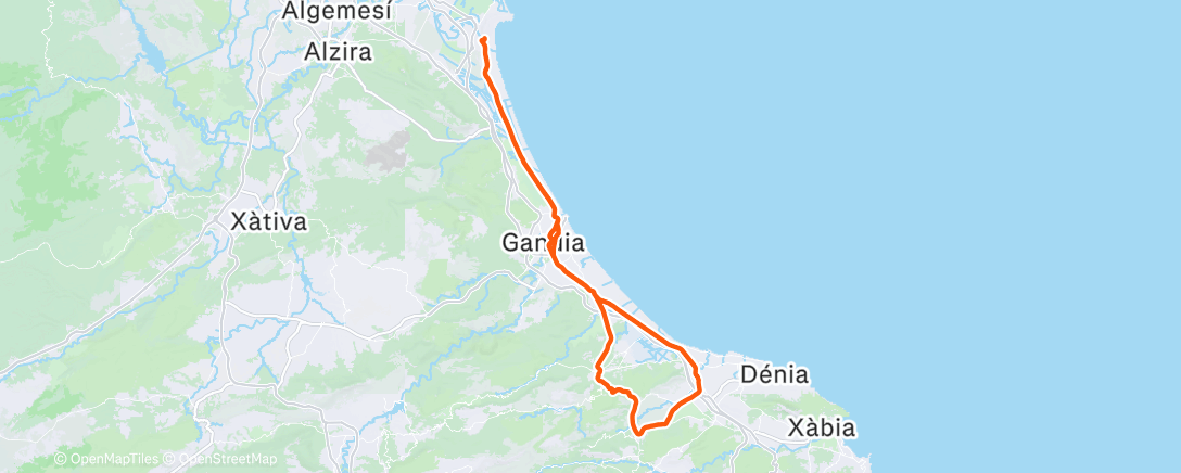Map of the activity, Uno de esos maravillosos días donde el aire te pega a la ida y a la vuelta✌️.