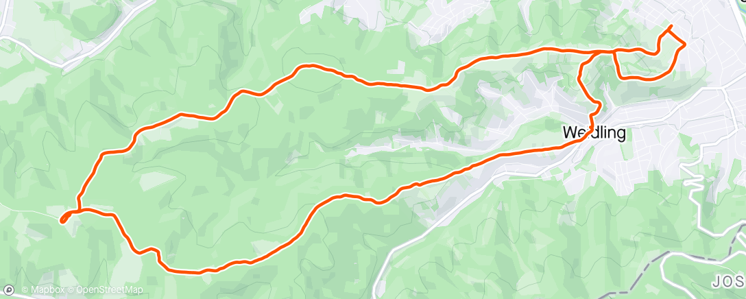 Карта физической активности (Traillauf am Nachmittag)