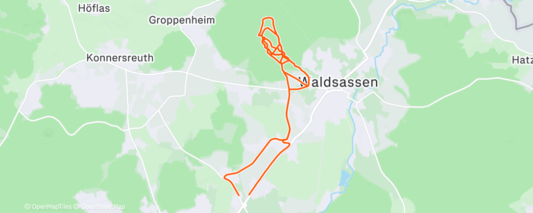 Map of the activity, Afternoon trails🥰