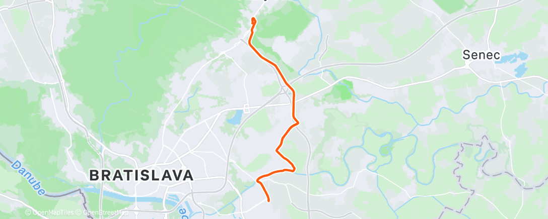 Map of the activity, Jurava