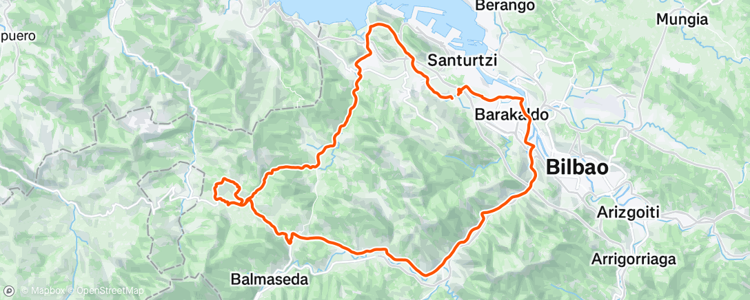 Mapa de la actividad (San Miguel de Linares)