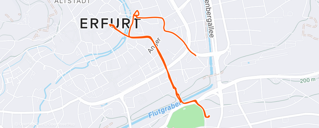 Map of the activity, City-Tour