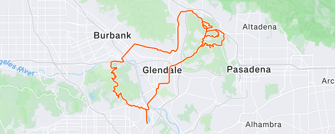 Map of the activity, Morn