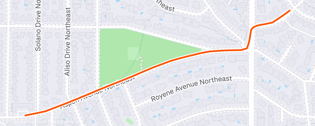 Map of the activity, Morning Ride