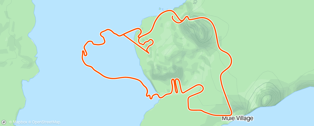 Map of the activity, Zwift - Group Ride: DIRT Morning Mixer (C) on Volcano Flat in Watopia