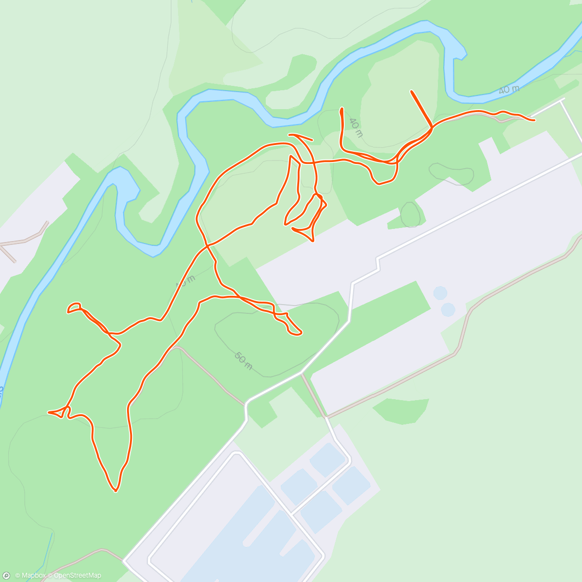 Map of the activity, 🏊🏃🧭🌲
